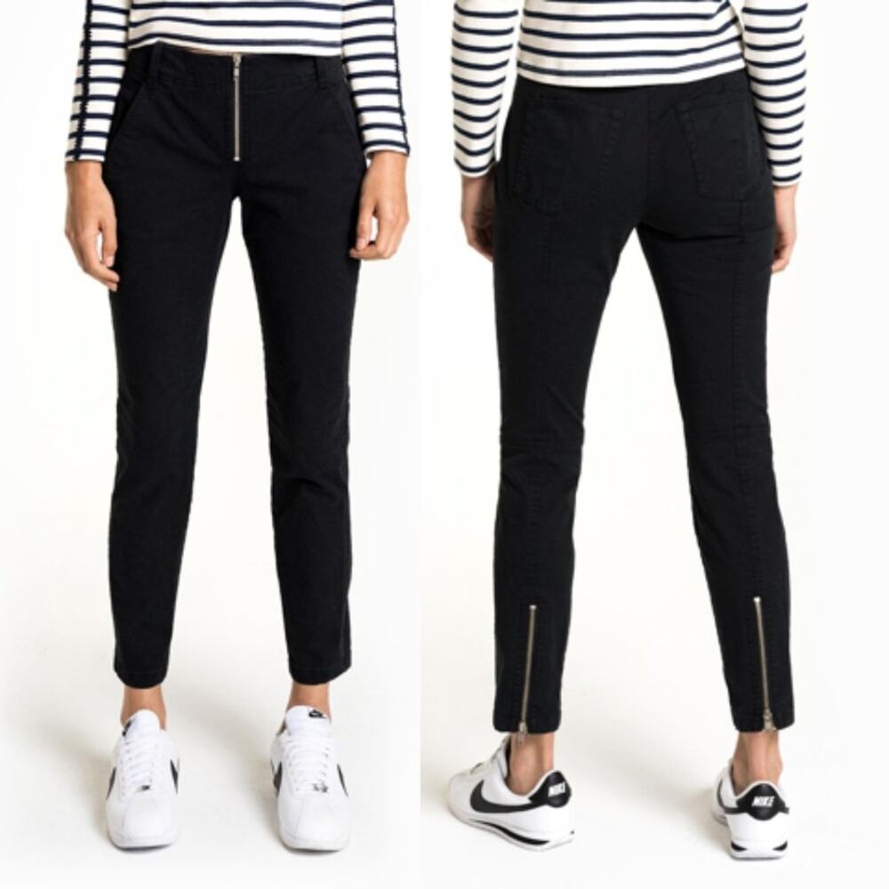 ALC Quintin Zipper Detail Black Pants